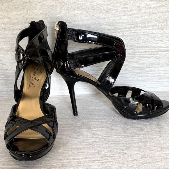 Marc Fisher Shoes - Marc Fisher zipper back strappy heels
